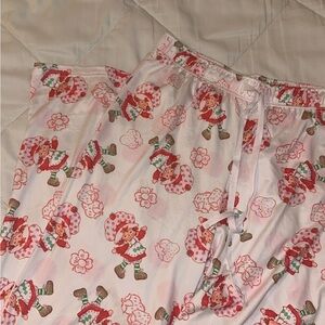 Women's Pink Pajama Set with Doll Print